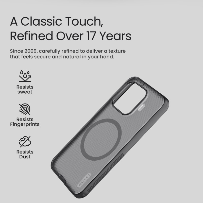 Nillkin Super Frosted PRE Magnetic Zadný Kryt pre Xiaomi 17T Pre Transparent Black