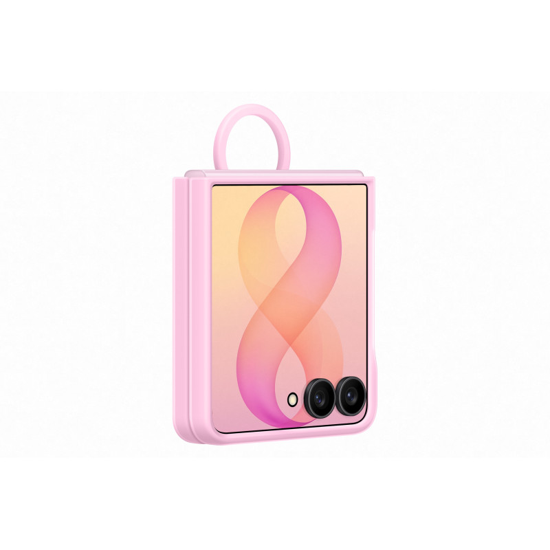 Samsung Silikonový magnetický kryt s držiakom na prst pre Galaxy Z Flip8, Pink
