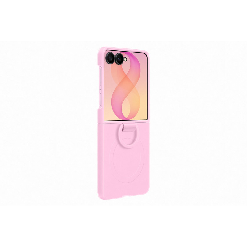 Samsung Silikonový magnetický kryt s držiakom na prst pre Galaxy Z Flip8, Pink
