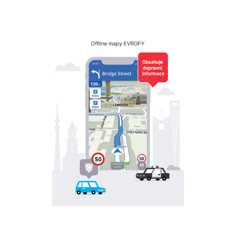 Sygic Voucher - Europe - Premium, Real View, Traffic, Lifetime
