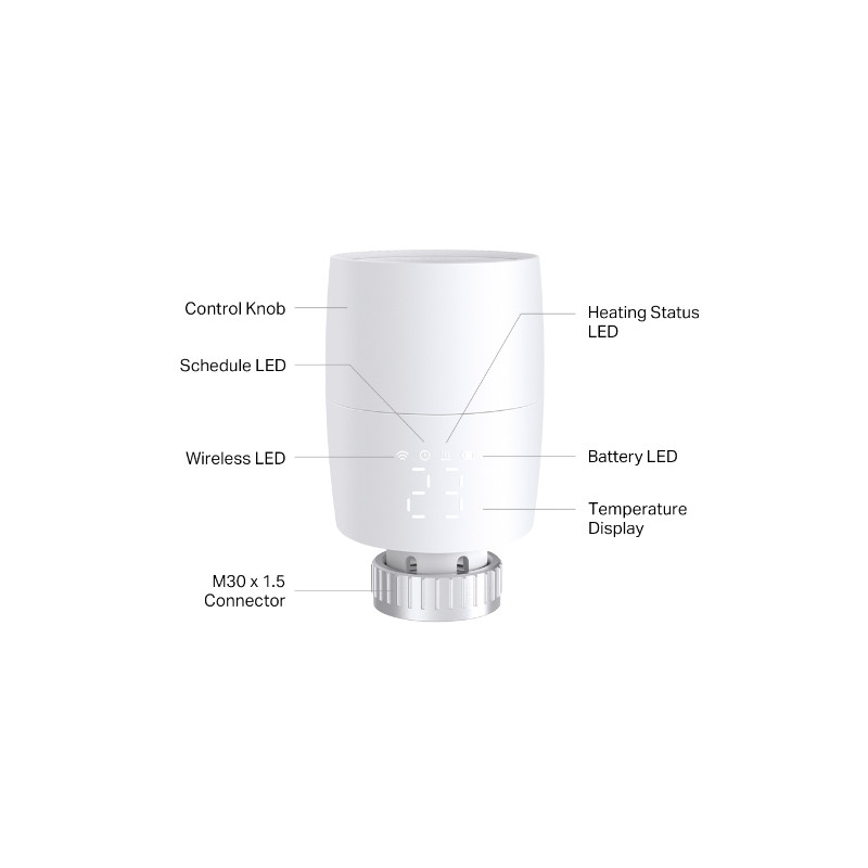 TP-link KE100 Kasa Smart Thermostatic Radiator Valve
