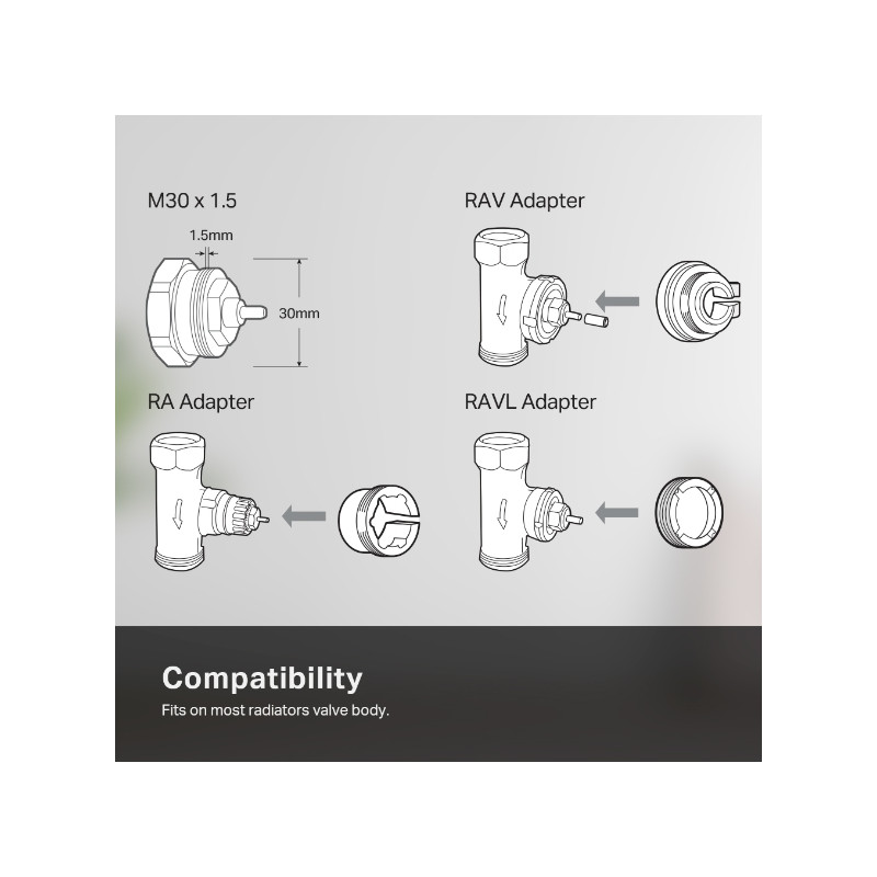 TP-link KE100 Kasa Smart Thermostatic Radiator Valve