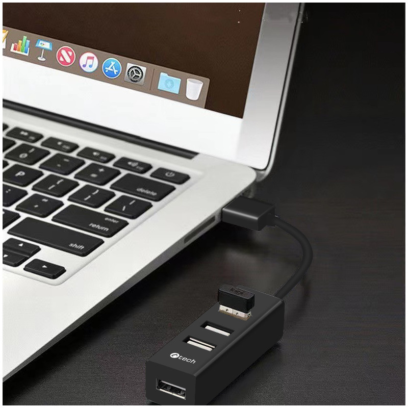 HUB USB C-tech UHB-U2, 4x USB 2.0