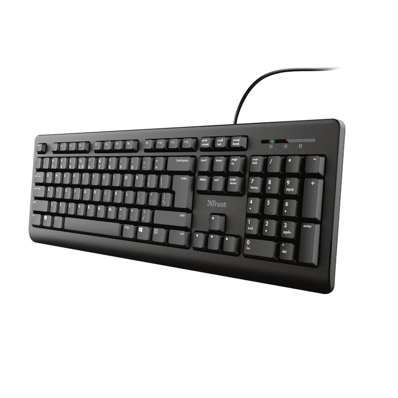 TRUST PRIMO/Drôtová USB/ CZ- SK layout/Čierna