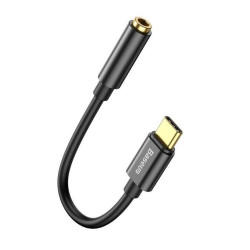 NONAME - Baseus audio adaptér z USB-C na Jack 3,5mm čierny