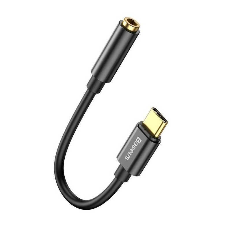 NONAME - Baseus audio adaptér z USB-C na Jack 3,5mm čierny