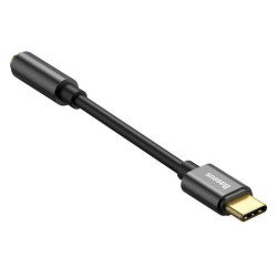 NONAME - Baseus audio adaptér z USB-C na Jack 3,5mm čierny