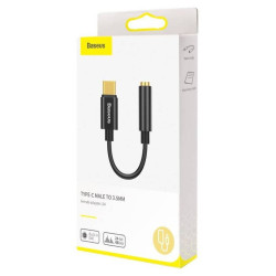 NONAME - Baseus audio adaptér z USB-C na Jack 3,5mm čierny