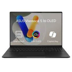 ASUS Vivobook S 16 OLED/S5606MA/U9-185H/16''/3200x2000/16GB/1TB SSD/Arc Xe/W11H/Black/2R