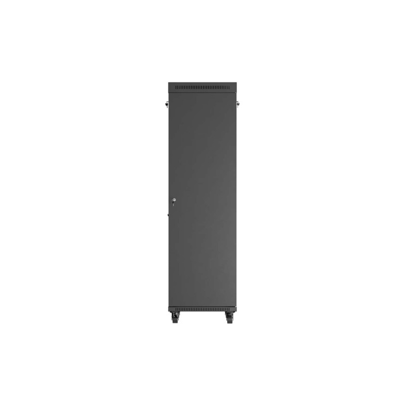 LANBERG 19'' VOĽNE STOJÚCA RACKOVÁ SKRIŇA 42U/600X800 (FLAT PACK) S PRESKLENÝMI DVERAMI LCD ČIERNA