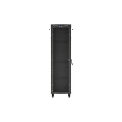 LANBERG 19'' VOĽNE STOJÚCA RACKOVÁ SKRIŇA 42U/600X800 (FLAT PACK) S PRESKLENÝMI DVERAMI LCD ČIERNA