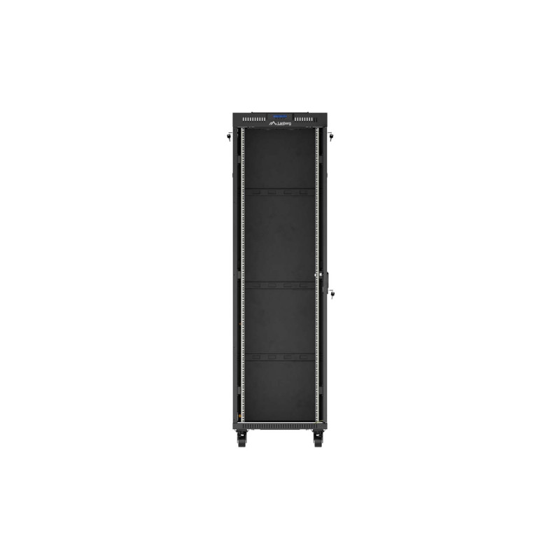 LANBERG 19'' VOĽNE STOJÚCA RACKOVÁ SKRIŇA 42U/600X800 (FLAT PACK) S PRESKLENÝMI DVERAMI LCD ČIERNA