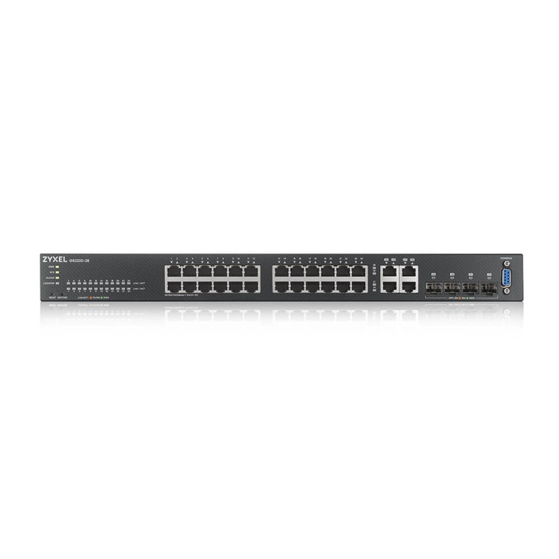 ZYXEL GS2220-28,24-port GbE L2 Switch, 1 GbE Uplink