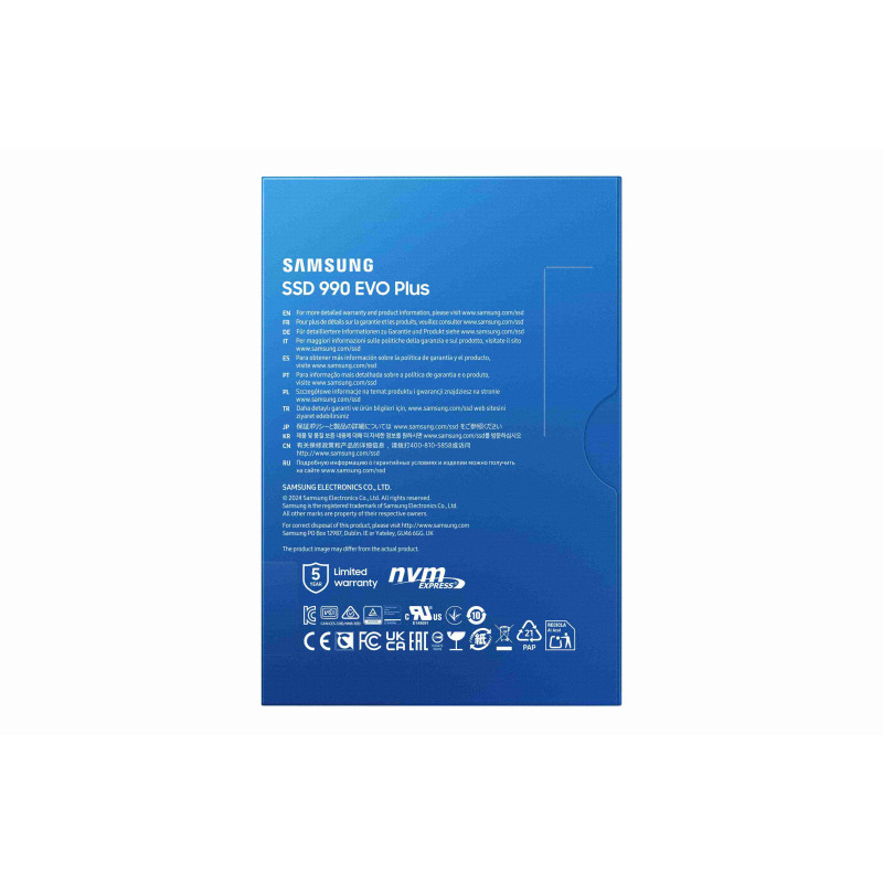 Samsung 990 EVO Plus/2TB/SSD/M.2 NVMe/Čierna/5R
