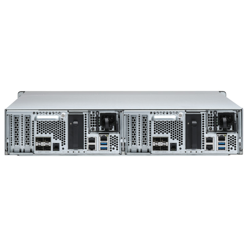 QNAP ES2486dc-2142IT-96G (all-flash ZFS NAS, duálny radič, 2x Xeon, 2x 48GB RAM, 24x 2,5'' SAS)