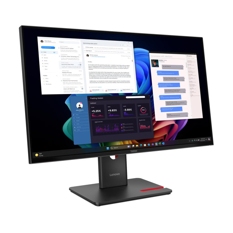 Lenovo ThinkVision/T27UD-40/27''/IPS/4K UHD/60Hz/4ms/Čierna/3R