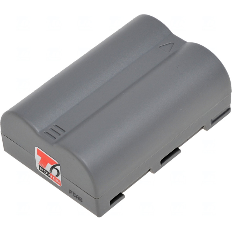 Batéria T6 power Nikon EN-EL3e, EN-EL3, EN-EL3a, 1700mAh, sivá