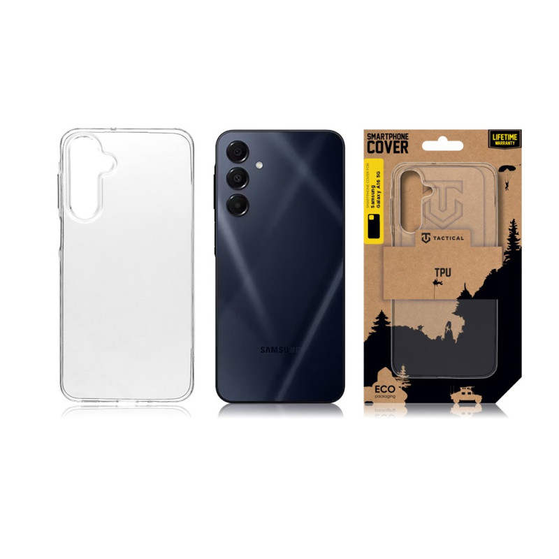 Tactical TPU Kryt pre Samsung Galaxy A16 4G/5G Transparent
