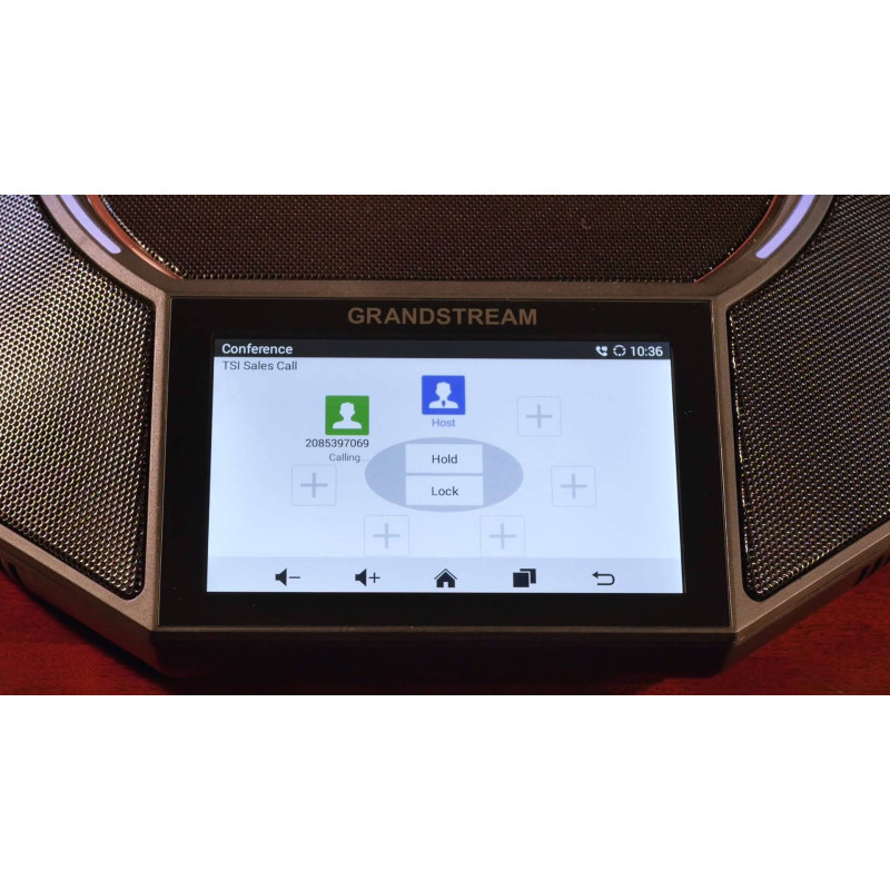 Grandstream GAC2500, 4,3'' IPS LCD bar.dotyk. displ., android, 6SIP účtov, 7cestná konf., WiFi, BT,