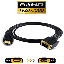 PremiumCord HDMI - VGA kábel 2m
