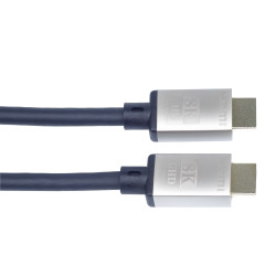 PremiumCord Ultra High Speed HDMI 2.1 kábel 8K@60Hz, 4K@120Hz dĺžka 5m kovové pozlátené konektory