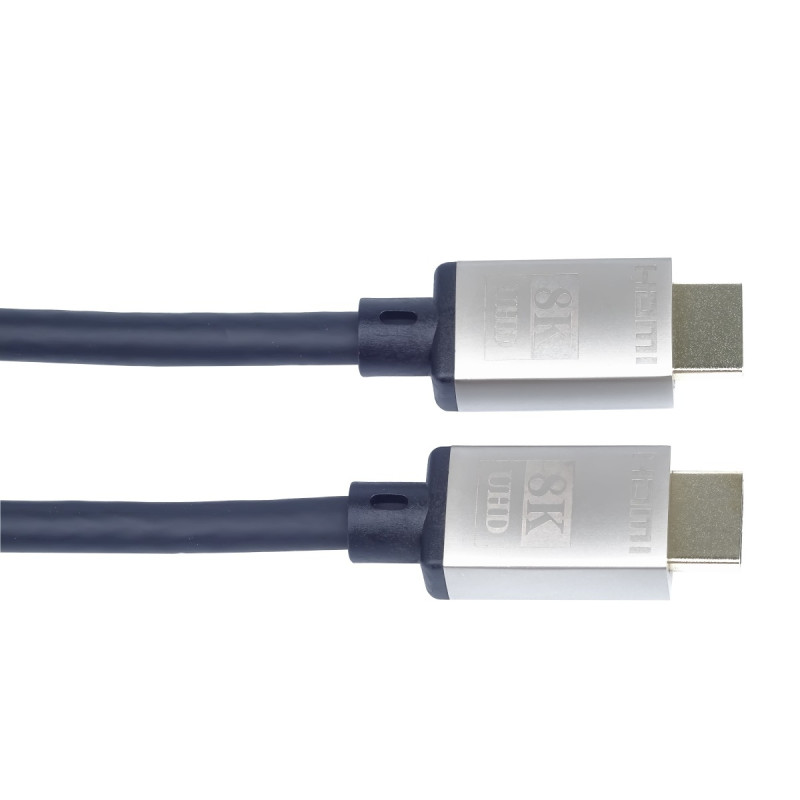 PremiumCord Ultra High Speed HDMI 2.1 kábel 8K@60Hz, 4K@120Hz dĺžka 5m kovové pozlátené konektory