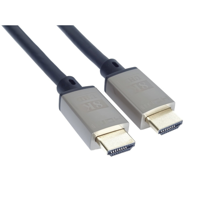 PremiumCord Ultra High Speed HDMI 2.1 kábel 8K@60Hz, 4K@120Hz dĺžka 5m kovové pozlátené konektory