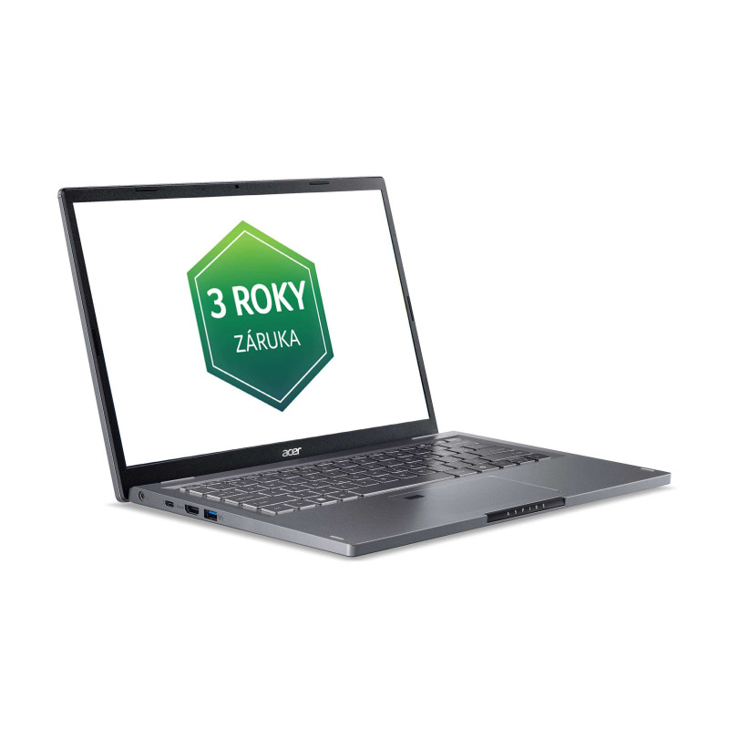 Acer Aspire 14/A14-51M/5-120U/14''/WUXGA/16GB/512GB SSD/Iris Xe/W11H/Gray/2R