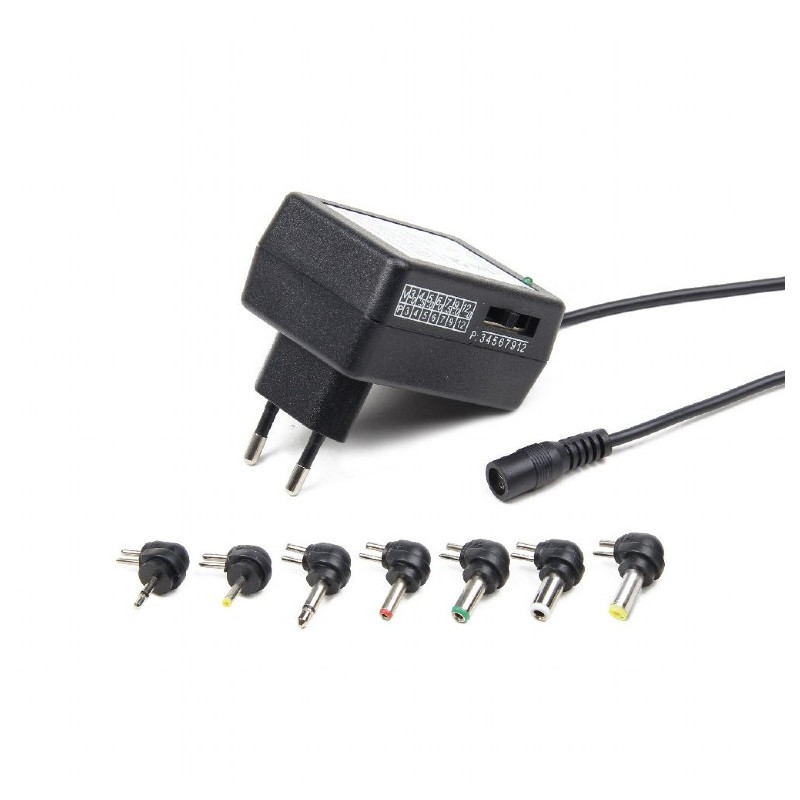 GEMBIRD Universal AC-DC adaptér, 12 W