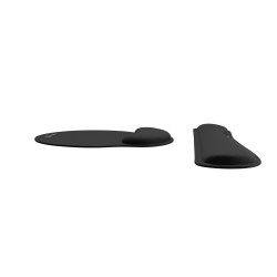 Ergonomický set podložiek pod zápästie Natec CHIPMUNK 2v1, čierna