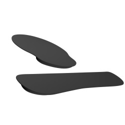 Ergonomický set podložiek pod zápästie Natec CHIPMUNK 2v1, čierna