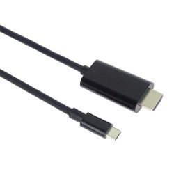 PremiumCord USB-C na HDMI kábel 2m rozlíšenie 4K*2K@60Hz FULL HD 1080p