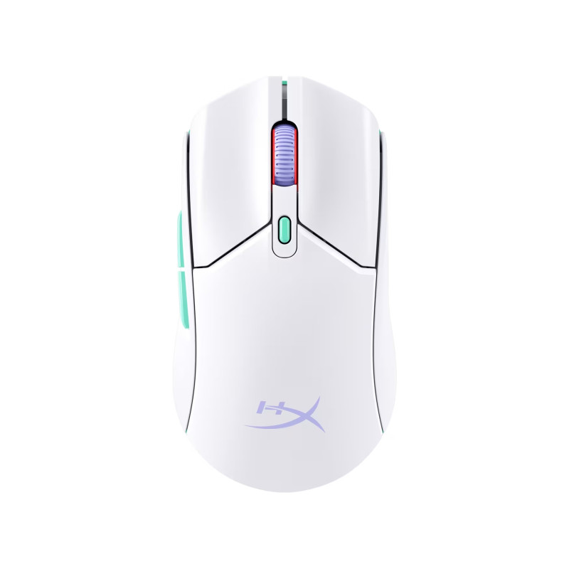 HyperX Pulsefire Haste 2 Core/Herná/Optická/12 000 DPI/USB+BT/Biela