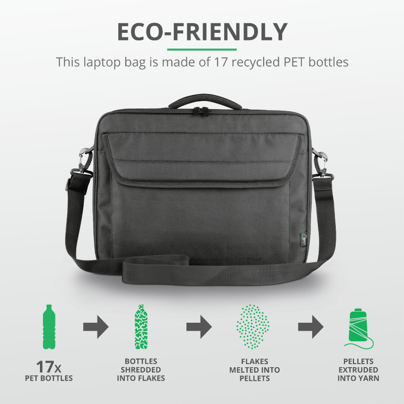 TRUST ATLANTA LAPTOP BAG 15.6'' ECO