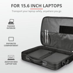 TRUST ATLANTA LAPTOP BAG 15.6'' ECO