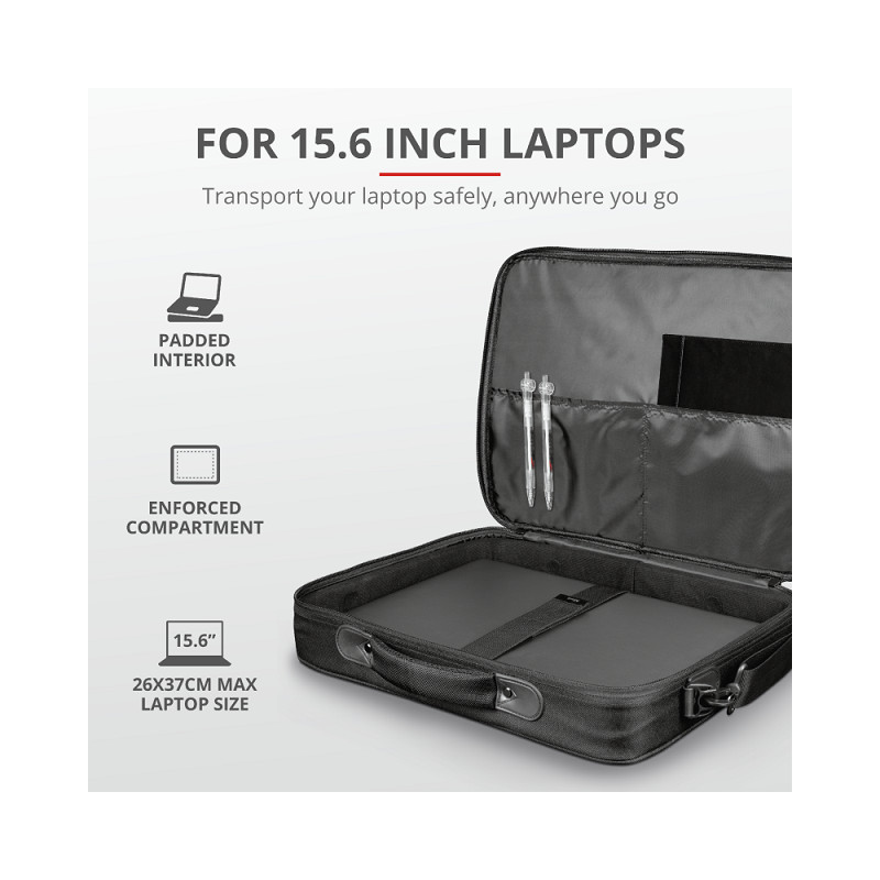 TRUST ATLANTA LAPTOP BAG 15.6'' ECO