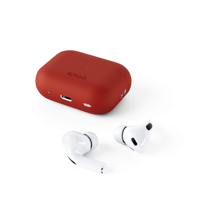 Epico Silicone Cover Airpods Pre 2 - červená