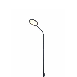 FELLOWES - Platinet PFL1084B podlahová LED lampa 10W stmievateľná 2v1, čierna