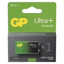 GP BATERIE - GP Alkalická batéria ULTRA PLUS 9V (6LF22) - 1ks