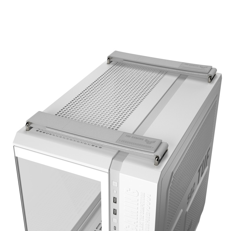 ASUS case GT502 HORIZON WHITE, ARGB, TEMPERED GLASS