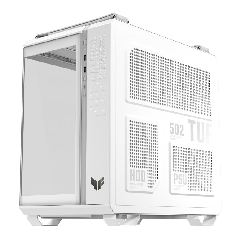 ASUS case GT502 HORIZON WHITE, ARGB, TEMPERED GLASS