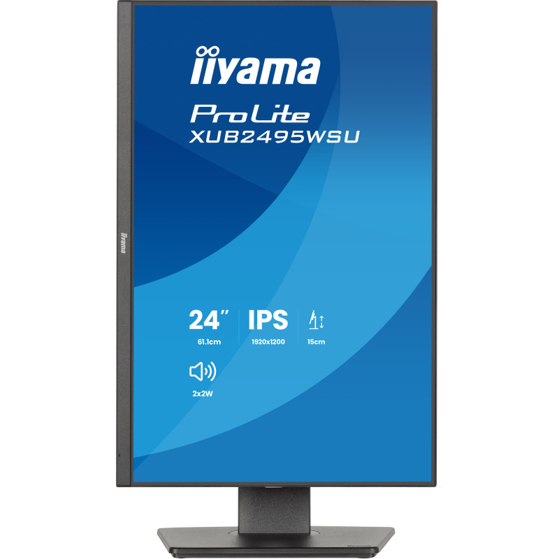 iiyama ProLite/XB2495WSU-B1/24,1''/IPS/1900x1200/100Hz/4ms/Čierna/3R