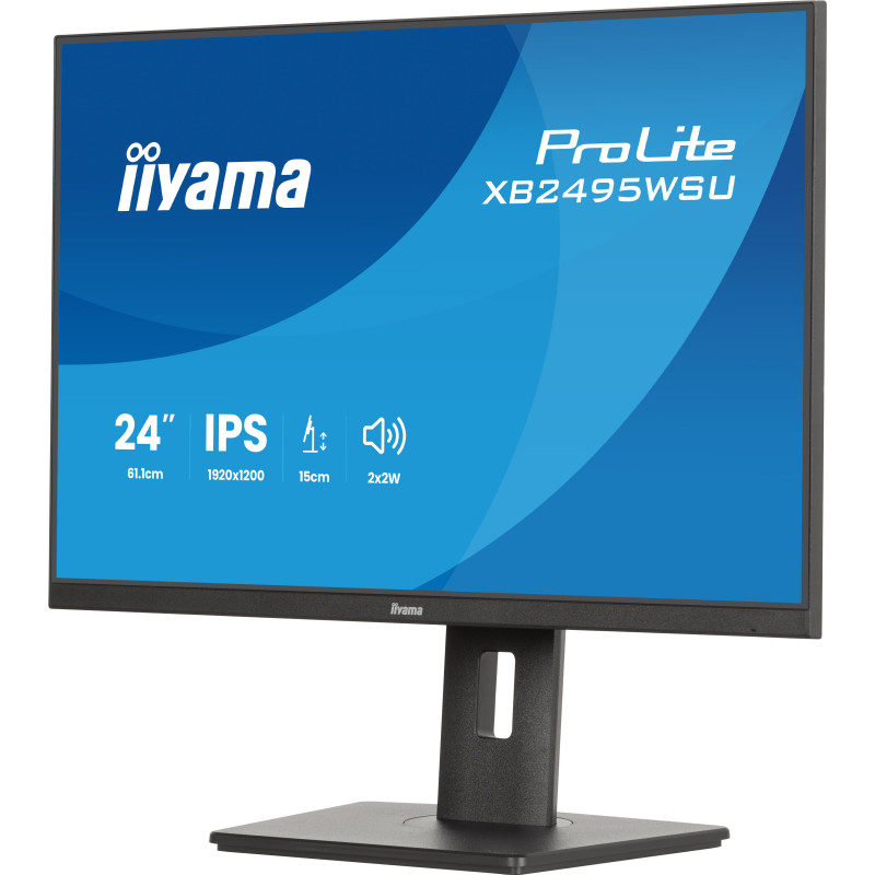 iiyama ProLite/XB2495WSU-B1/24,1''/IPS/1900x1200/100Hz/4ms/Čierna/3R