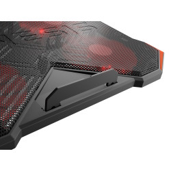 Chladiaca podložka pre NB Genesis OXID 260, LED, 15,6-17,3'' 4xvetrák, 2xUSB
