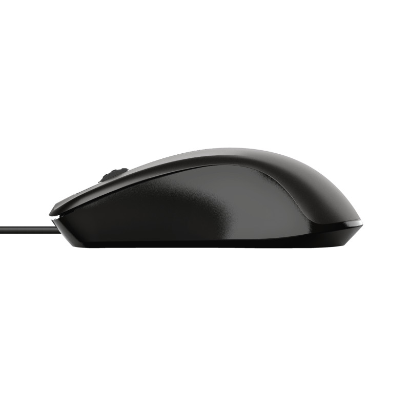 TRUST CARVE/Kancelárska/Optická/1 200 DPI/Drôtová USB/Čierna