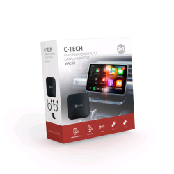 Bezdrôtový adaptér C-TECH WAC-21, Android Auto, Car play, USB