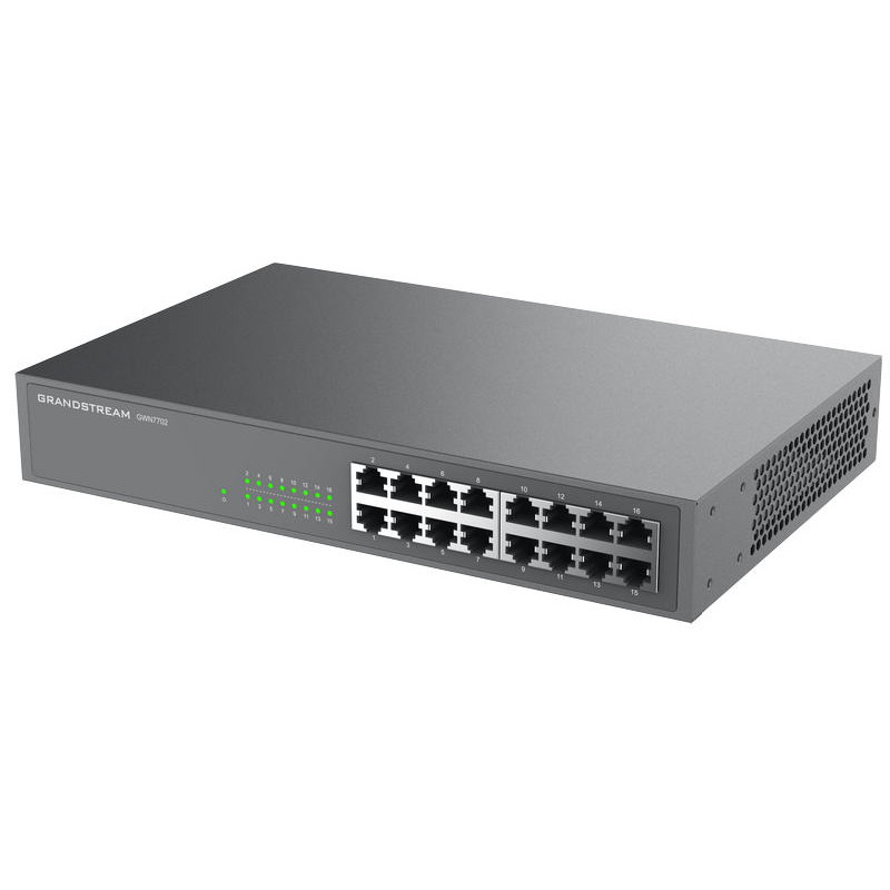 Grandstream GWN7702 Unmanaged Network Switch, 16 portov