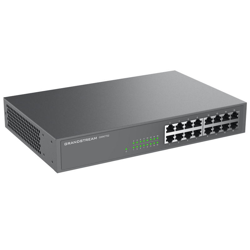 Grandstream GWN7702 Unmanaged Network Switch, 16 portov