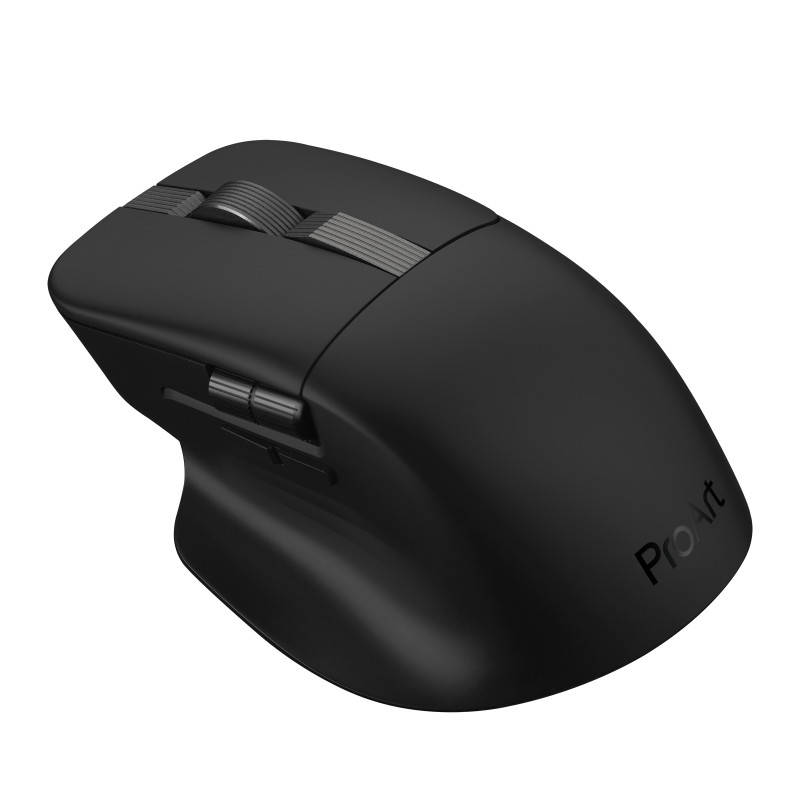 ASUS ProArt MD301/Ergonomická/Optická/Pre pravákov/8 000 DPI/Drôtové/Bezdrôtové/Čierna