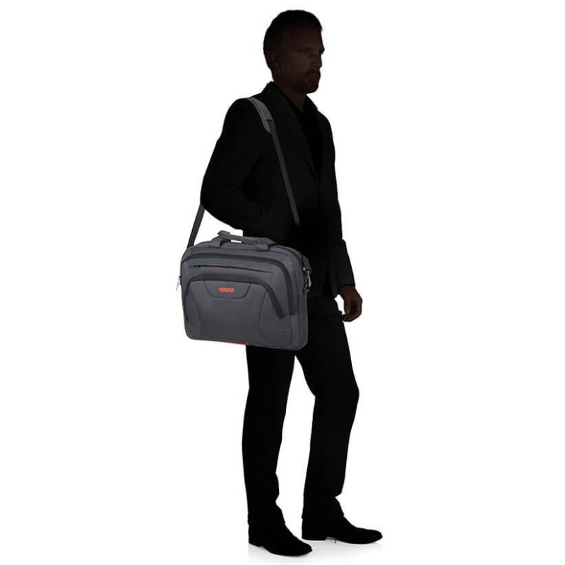 American Tourister AT WORK LAPTOP BAG 15.6'' Black/Orange